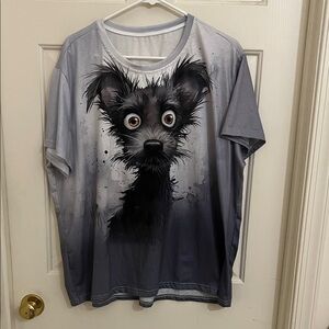 Black Dog T-shirt Size XL